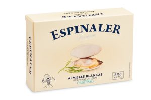 Almejas Blancas Premium al natural 8/10