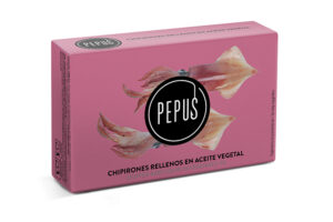 Chipirones rellenos Pepus en aceite vegetal