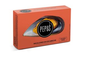 Mejillones en escabeche grandes Pepus