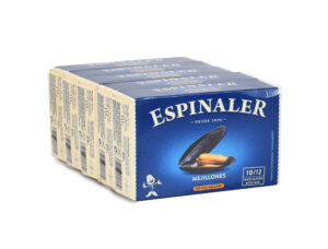 Mejillones en escabeche 10/12 pack 5
