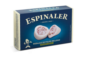 Rodajas de pulpo relleno