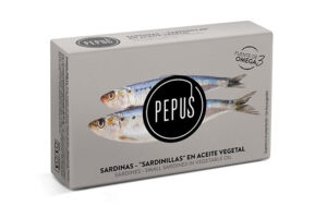 Sardinillas en aceite vegetal Pepus