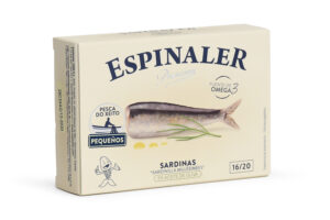Sardinillas «Xeito» Premium en aceite de oliva 16/20