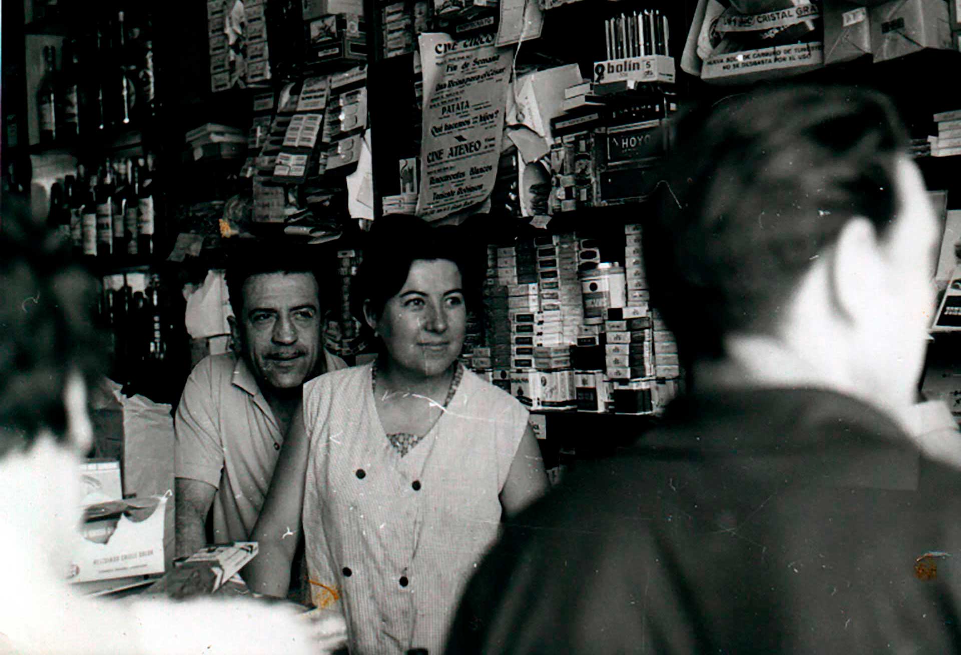 Ventureta y Joan Tapias en el 1970 a la Taberna Tradicional