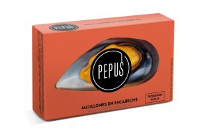 Mejillones en escabeche pequeños Pepus