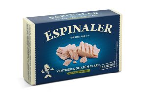 Ventresca de atún claro en aceite vegetal (Trozos)