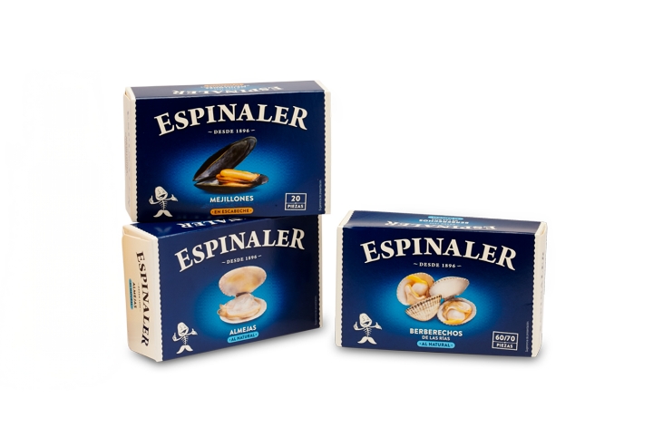 Conservas de marisco y pescado